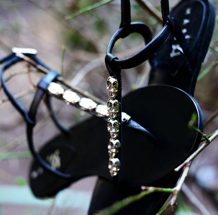 sandalia laura negro exterior